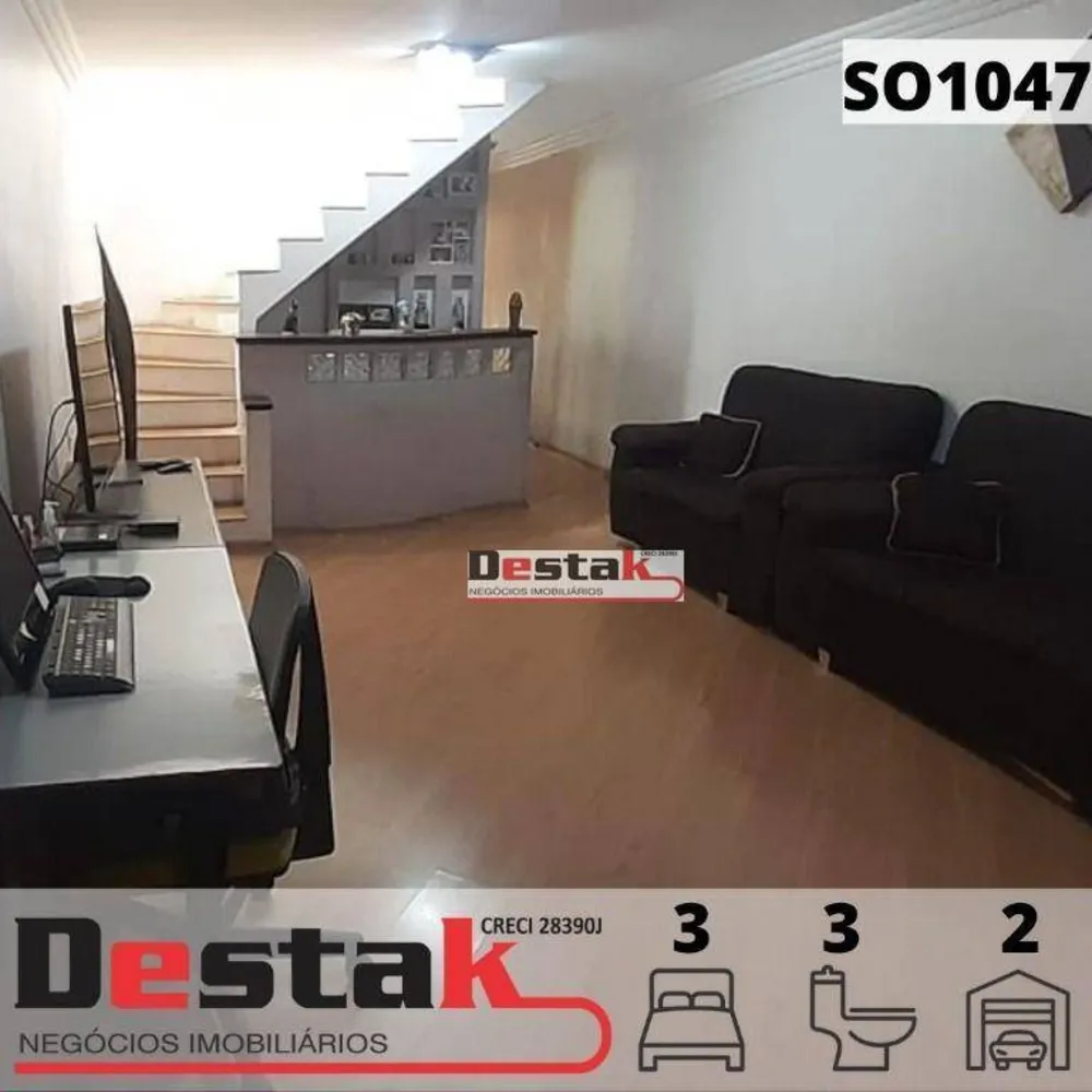 Sobrado, 3 quartos, 170 m² - Foto 1