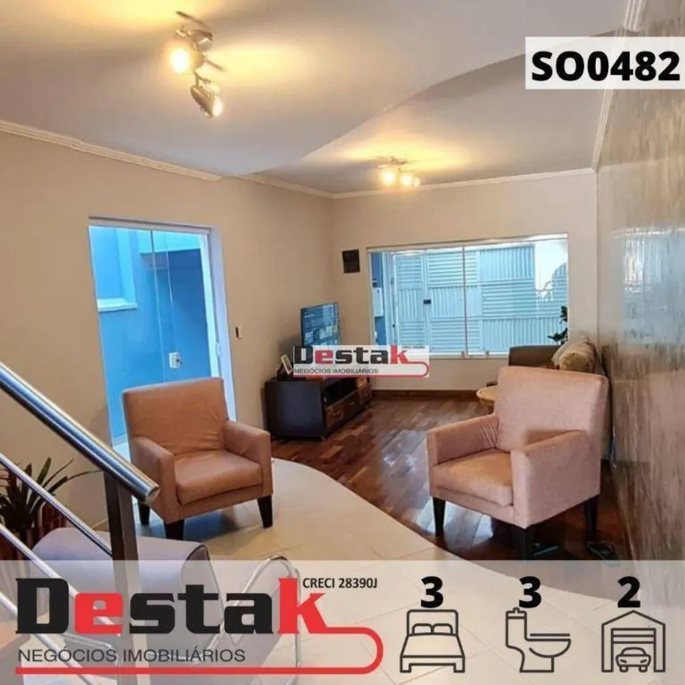 Sobrado, 3 quartos, 130 m² - Foto 1