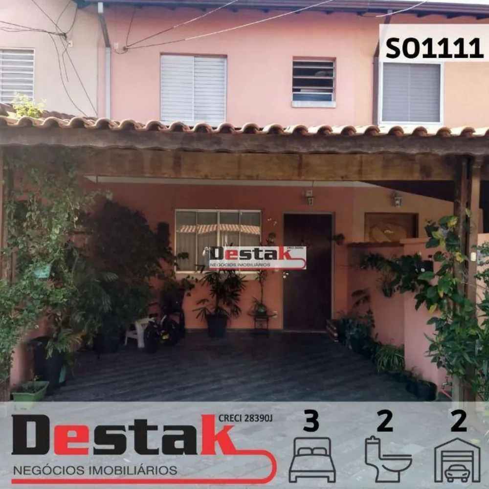 Sobrado, 3 quartos, 78 m² - Foto 1