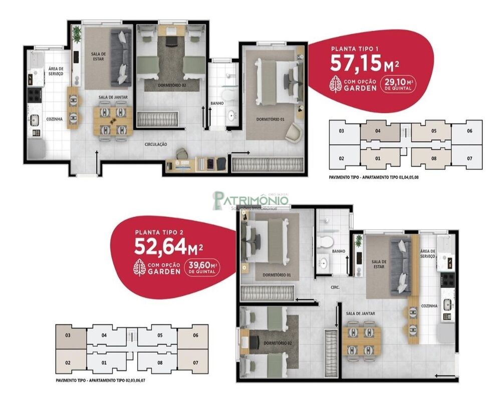 Apartamento, 2 quartos, 57 m² - Foto 8