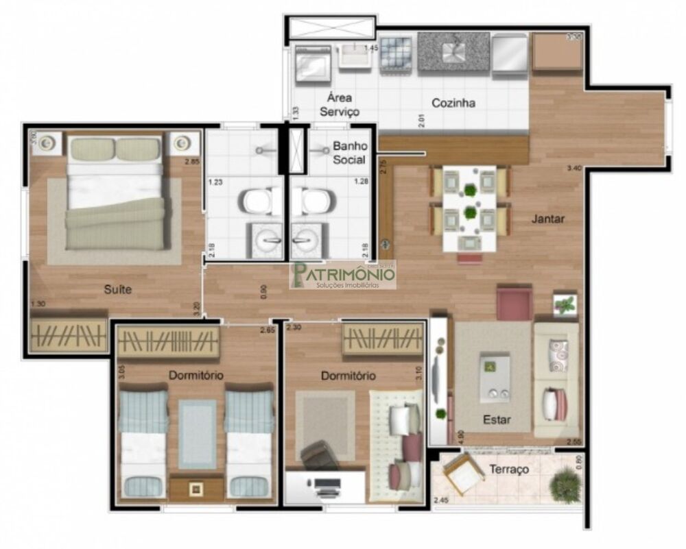 Apartamento, 2 quartos, 59 m² - Foto 20