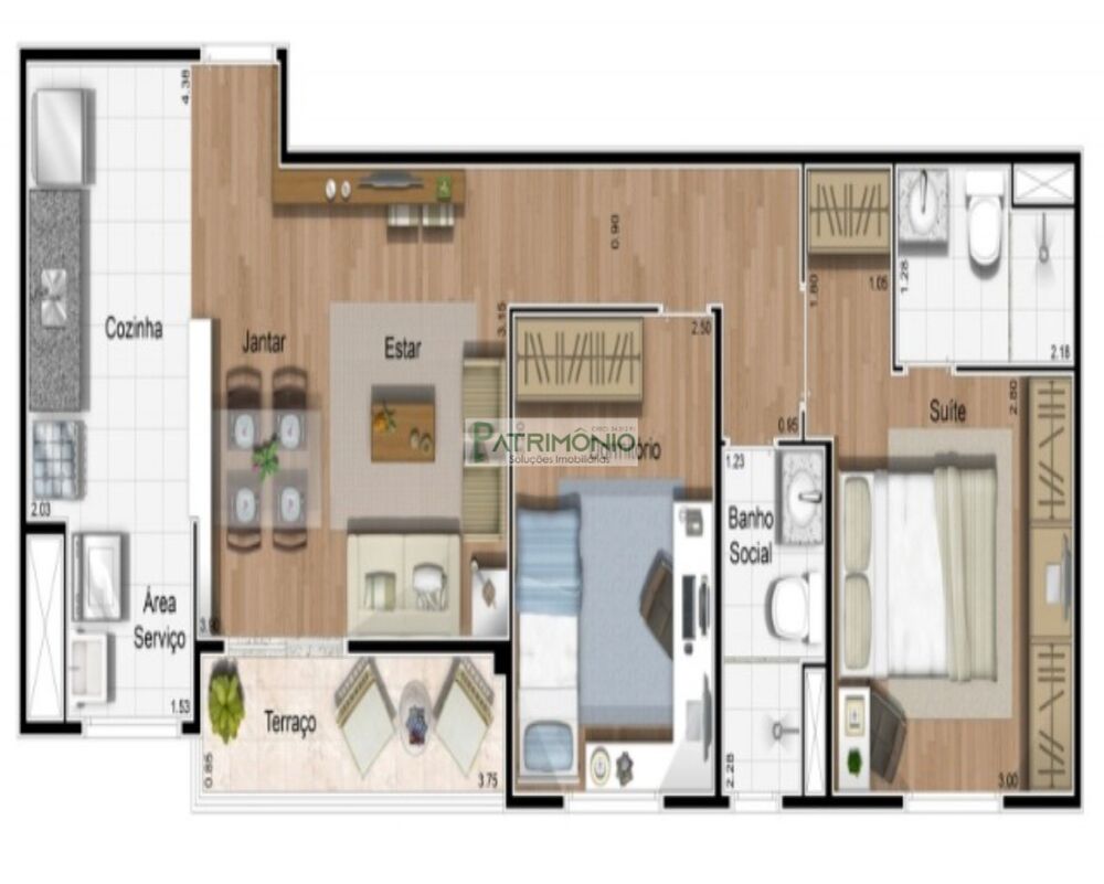 Apartamento, 2 quartos, 59 m² - Foto 7