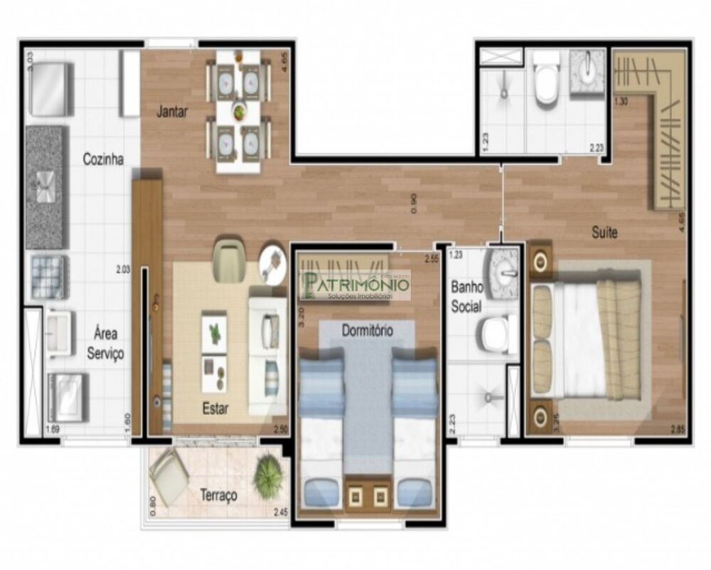 Apartamento, 2 quartos, 59 m² - Foto 11