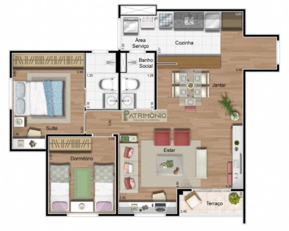 Apartamento, 2 quartos, 59 m² - Foto 13