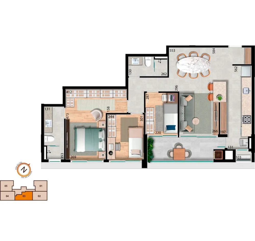 Apartamento, 2 quartos, 94 m² - Foto 14
