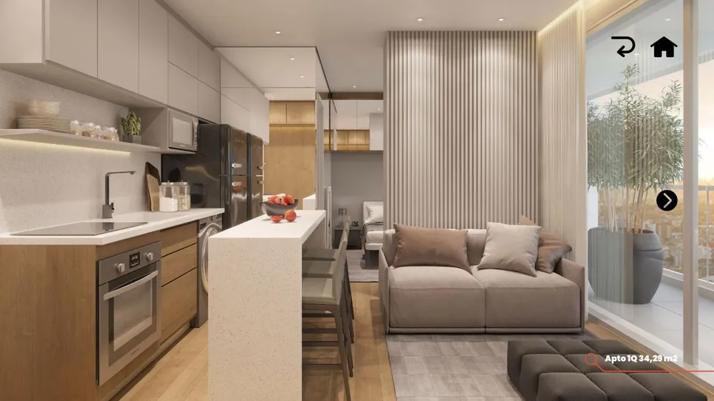 Apartamento, 1 quarto, 34 m² - Foto 4