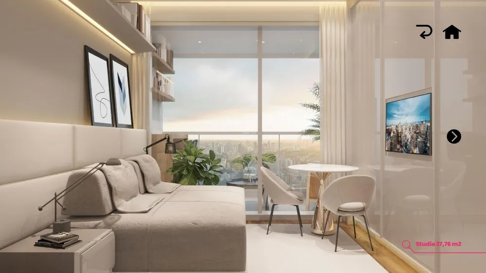 Apartamento, 1 quarto, 34 m² - Foto 3