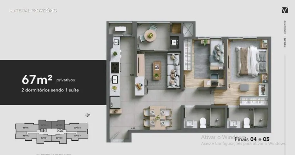 Apartamento, 2 quartos, 78 m² - Foto 6