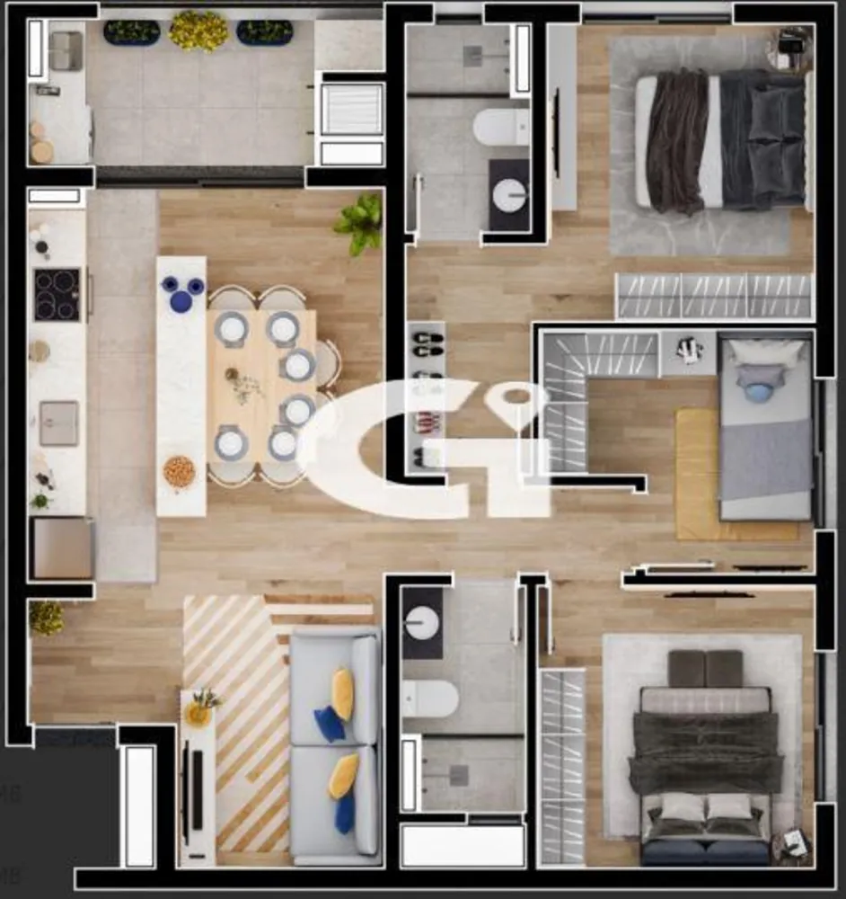 Apartamento, 3 quartos, 76 m² - Foto 16