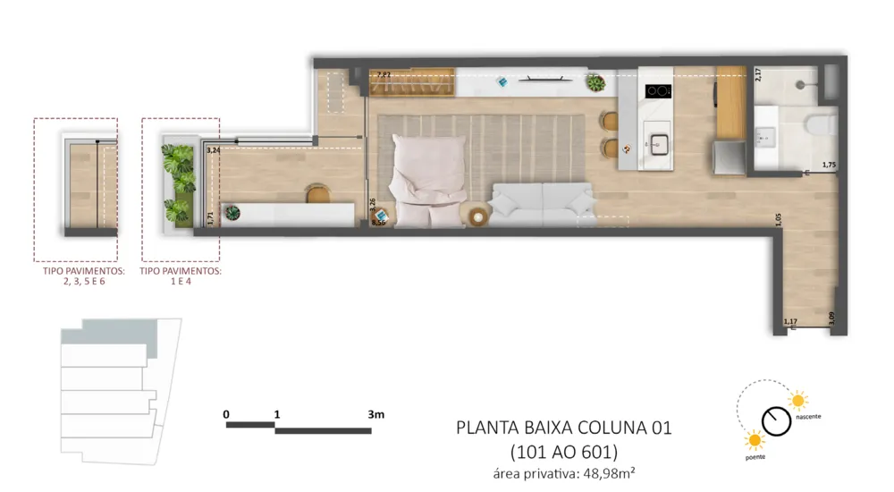 Cobertura, 3 quartos, 199 m² - Foto 9