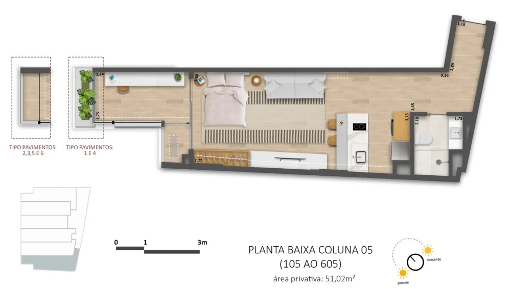 Cobertura, 3 quartos, 199 m² - Foto 12