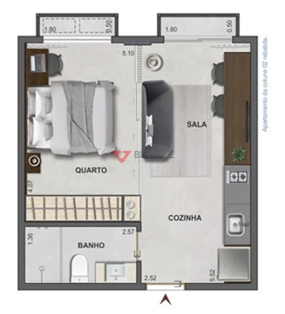 Cobertura, 3 quartos, 100 m² - Foto 6