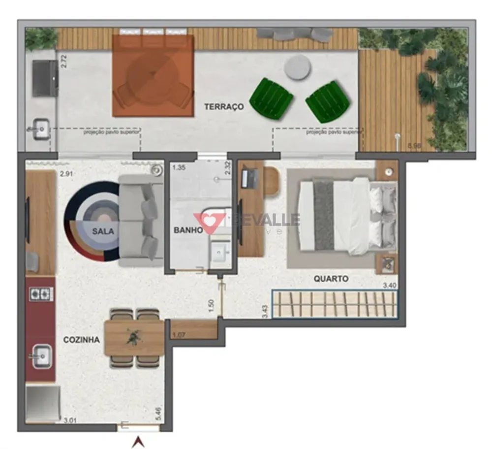 Cobertura, 3 quartos, 100 m² - Foto 11