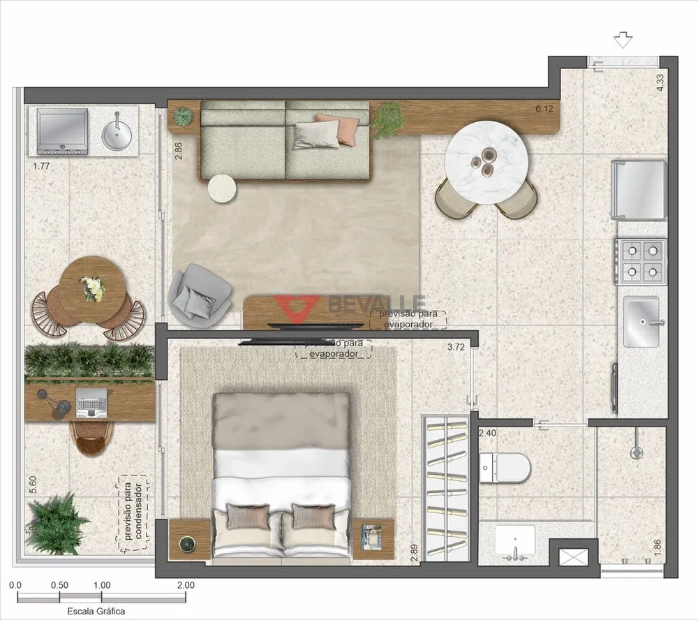 Apartamento, 1 quarto, 38 m² - Foto 14