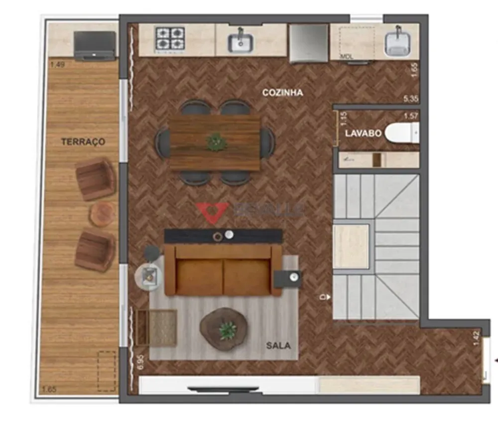 Cobertura, 3 quartos, 100 m² - Foto 32