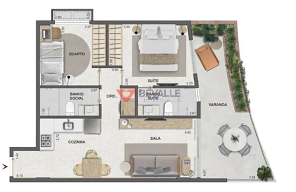 Apartamento, 2 quartos, 54 m² - Foto 16