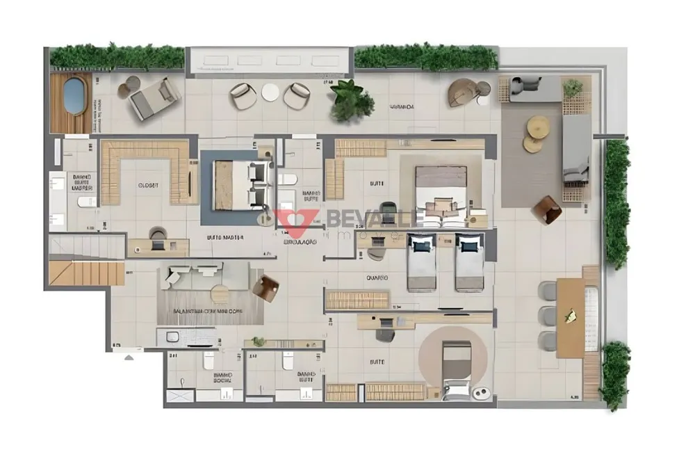Cobertura, 4 quartos, 416 m² - Foto 38