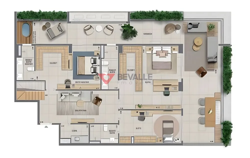 Cobertura, 4 quartos, 416 m² - Foto 39