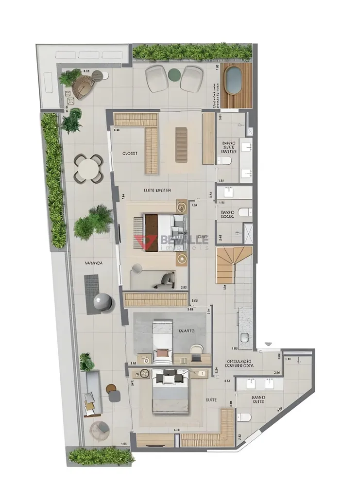Cobertura, 4 quartos, 416 m² - Foto 36