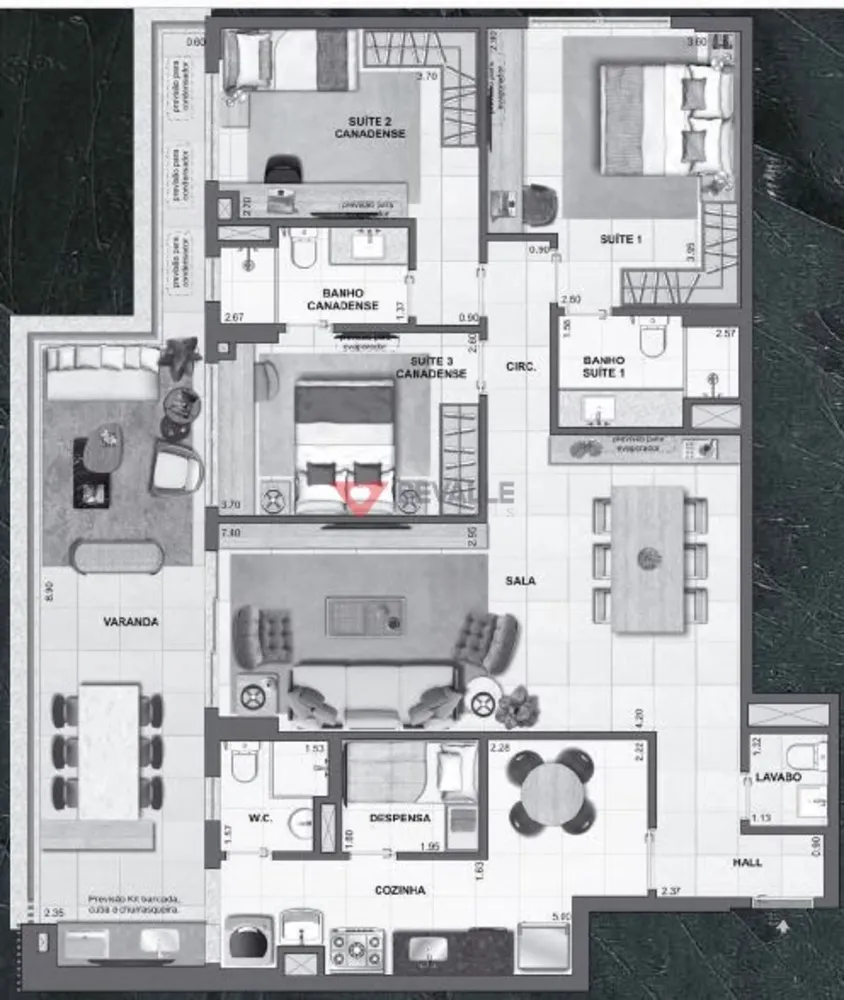Apartamento, 2 quartos, 97 m² - Foto 24