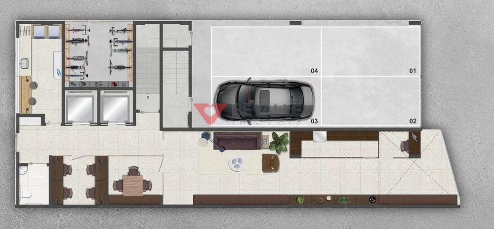 Apartamento, 1 quarto, 35 m² - Foto 4
