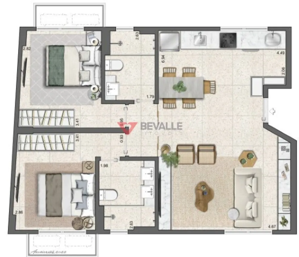 Cobertura, 3 quartos, 223 m² - Foto 32