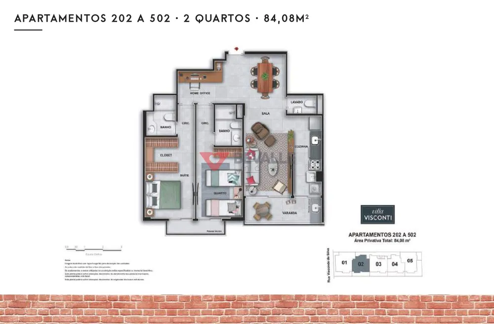Apartamento, 2 quartos, 84 m² - Foto 28