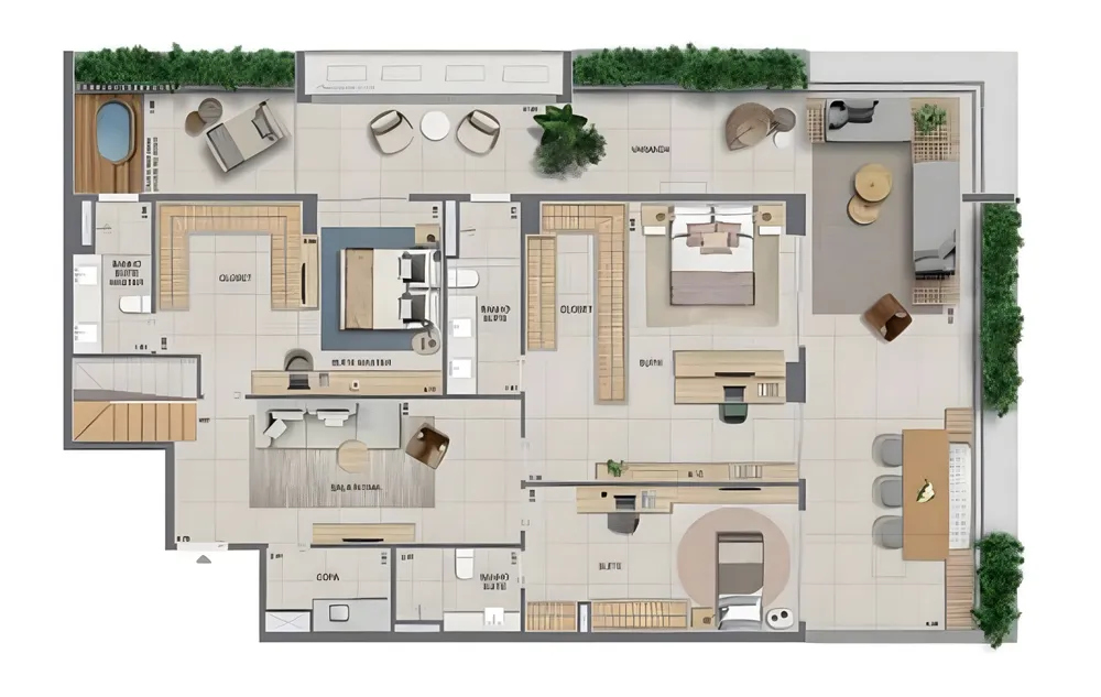 Apartamento, 4 quartos, 208 m² - Foto 39