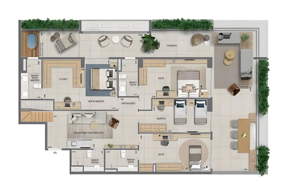 Apartamento, 4 quartos, 208 m² - Foto 38