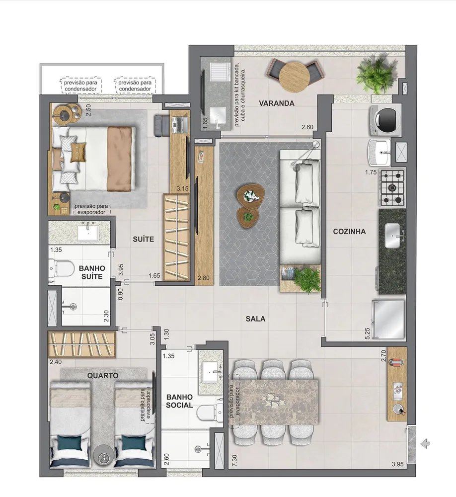 Cobertura, 4 quartos, 191 m² - Foto 11