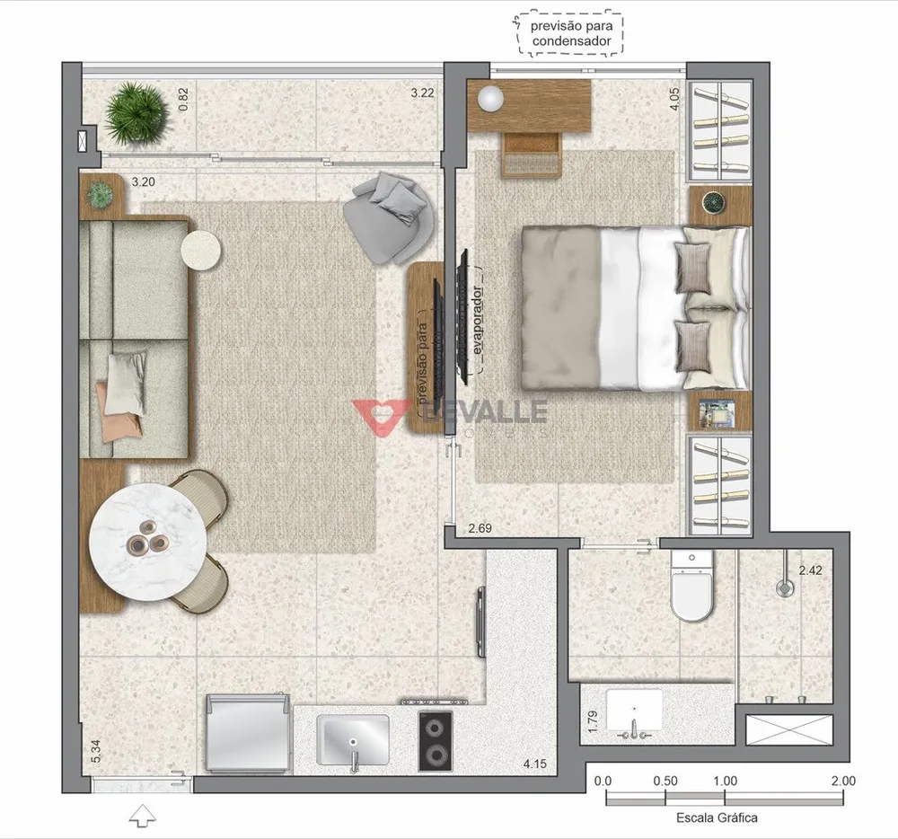 Apartamento, 1 quarto, 27 m² - Foto 11
