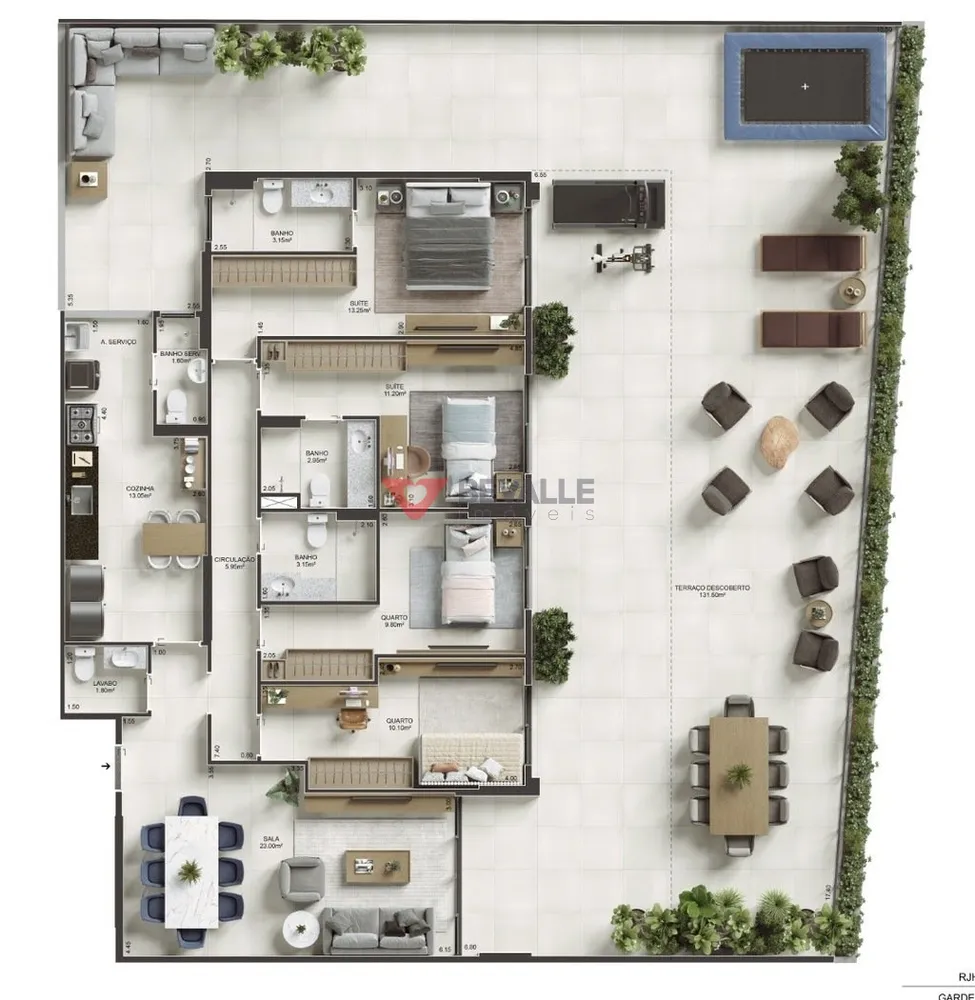 Apartamento, 3 quartos, 117 m² - Foto 9