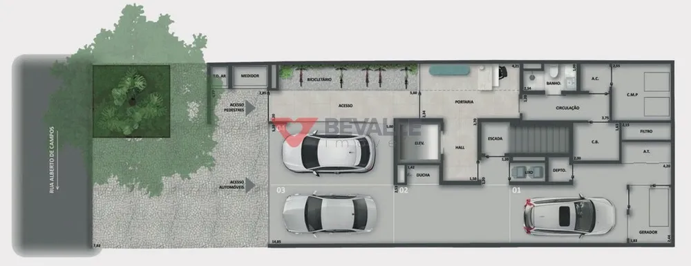 Apartamento, 1 quarto, 55 m² - Foto 2
