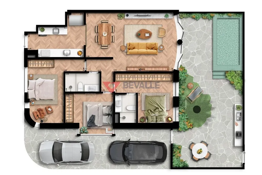 Apartamento, 1 quarto, 49 m² - Foto 30