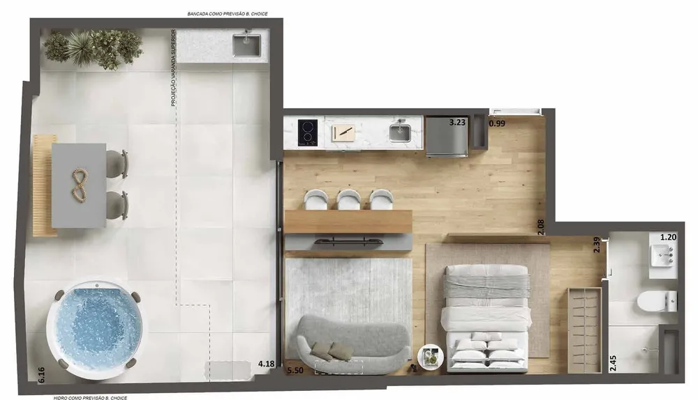 Apartamento, 1 quarto, 39 m² - Foto 13