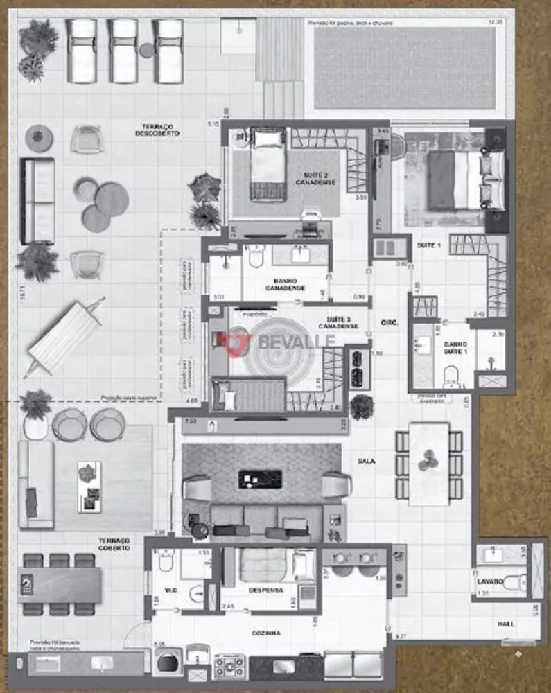 Cobertura, 3 quartos, 244 m² - Foto 48