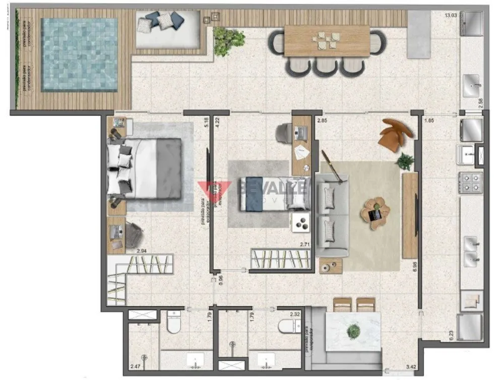 Apartamento, 2 quartos, 70 m² - Foto 16