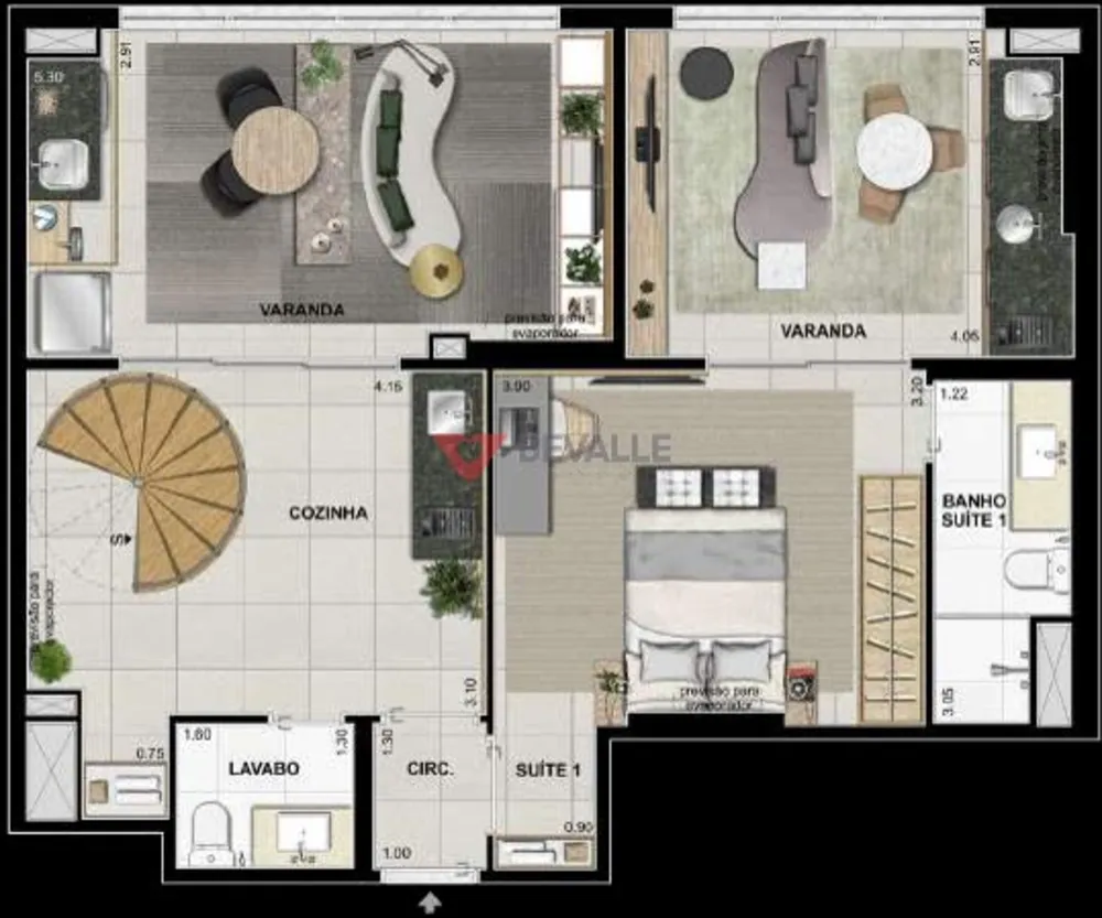 Cobertura, 2 quartos, 187 m² - Foto 16