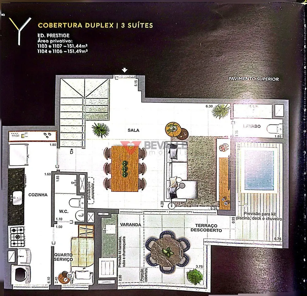 Cobertura, 3 quartos, 151 m² - Foto 61