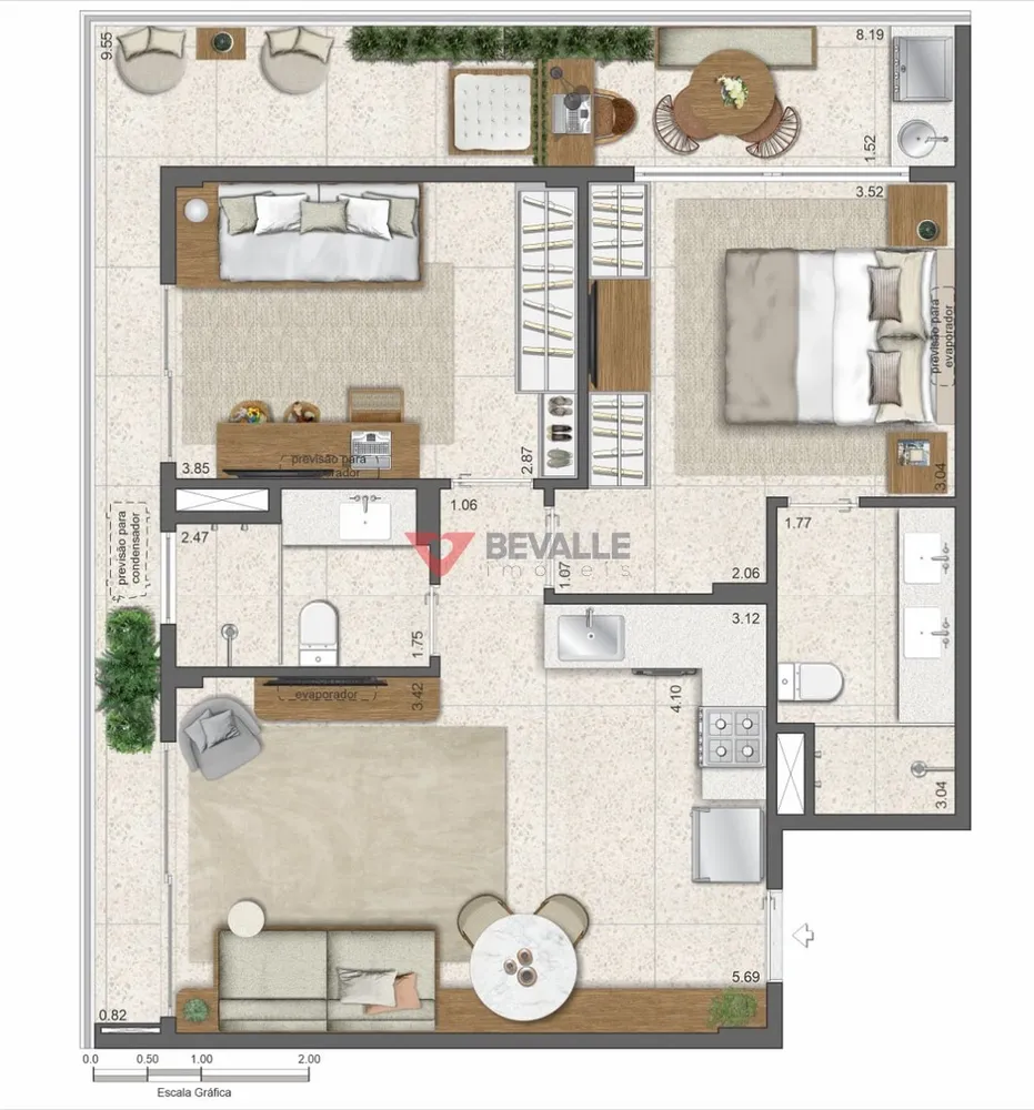 Apartamento, 1 quarto, 37 m² - Foto 25