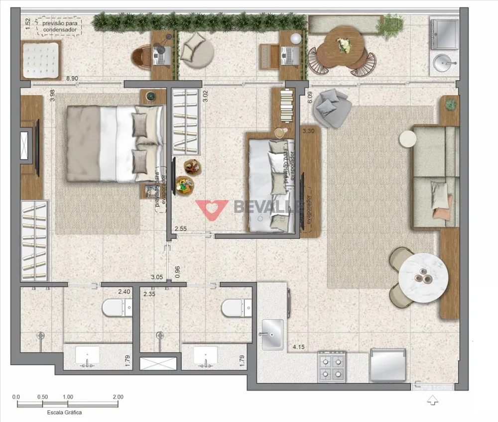 Apartamento, 1 quarto, 37 m² - Foto 24