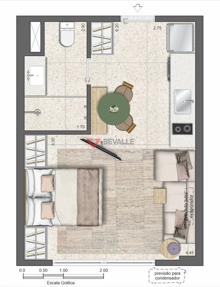 Apartamento, 1 quarto, 37 m² - Foto 4