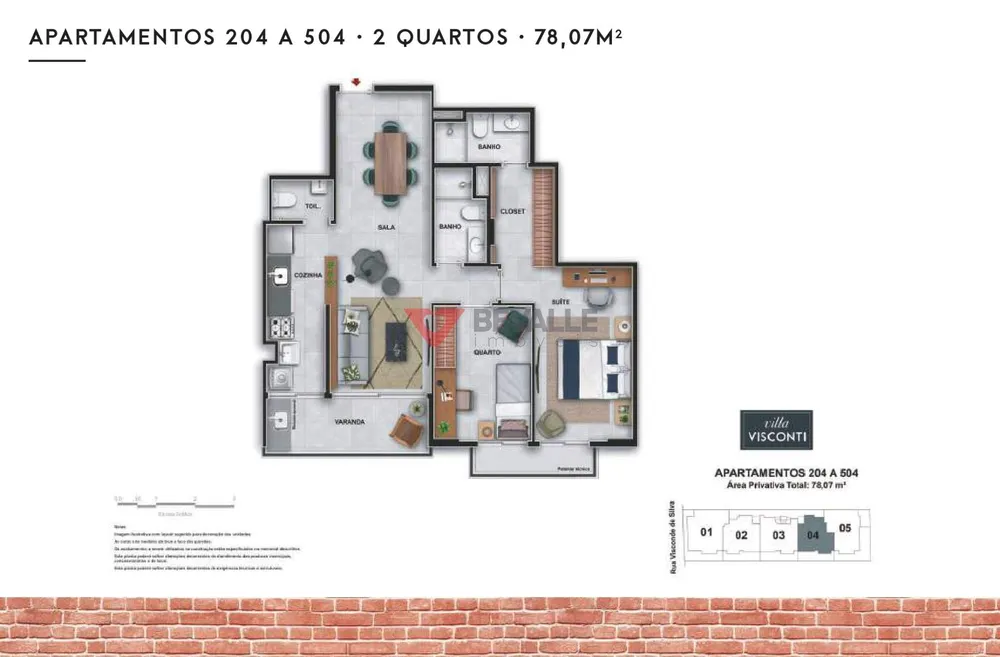 Apartamento, 2 quartos, 78 m² - Foto 15
