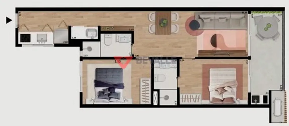 Apartamento, 2 quartos, 60 m² - Foto 25