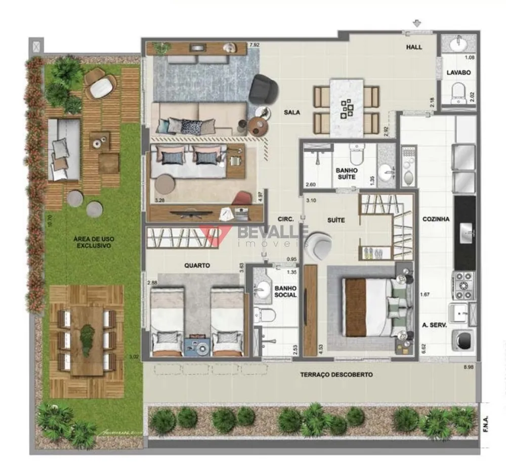Apartamento, 2 quartos, 124 m² - Foto 23