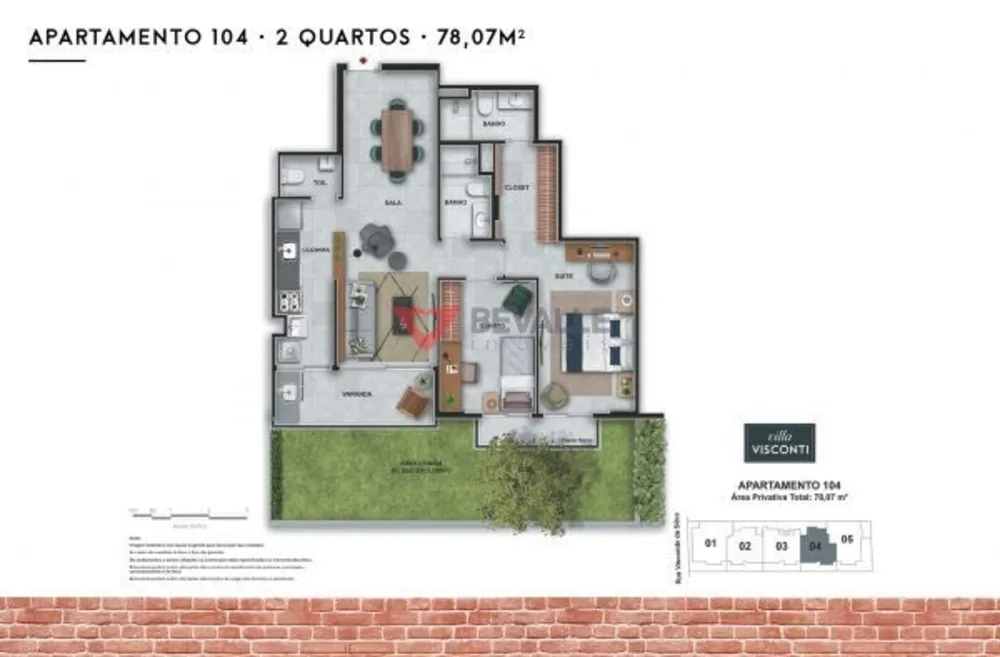 Apartamento, 2 quartos, 78 m² - Foto 6