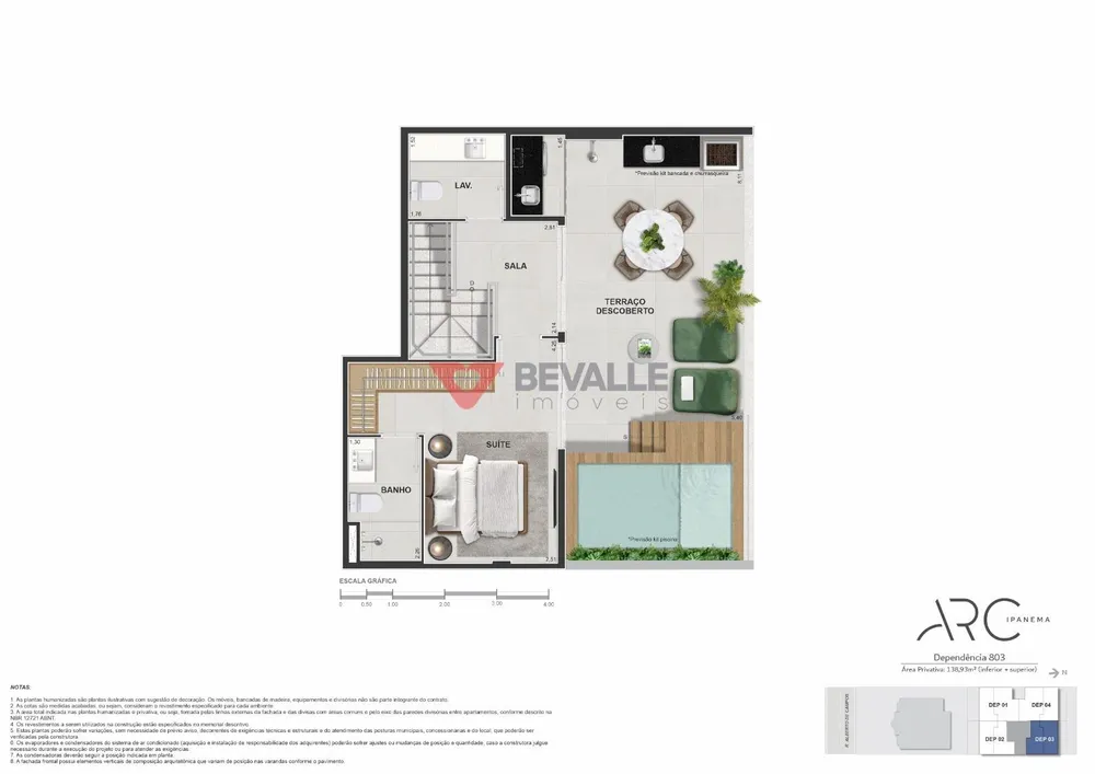 Cobertura, 2 quartos, 184 m² - Foto 12