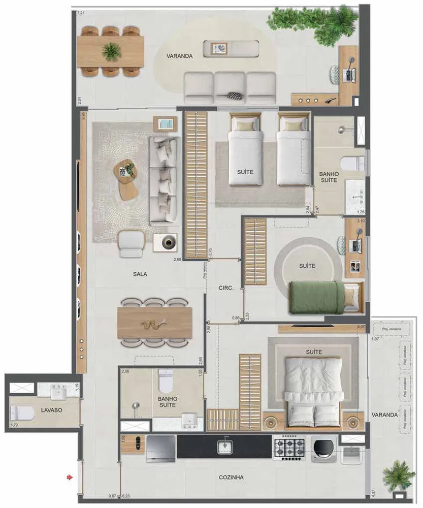 Cobertura, 1 quarto, 70 m² - Foto 66