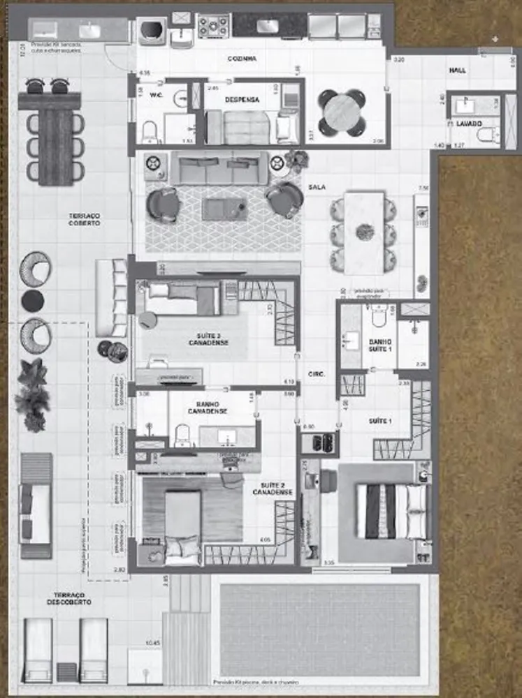 Apartamento, 3 quartos, 137 m² - Foto 46