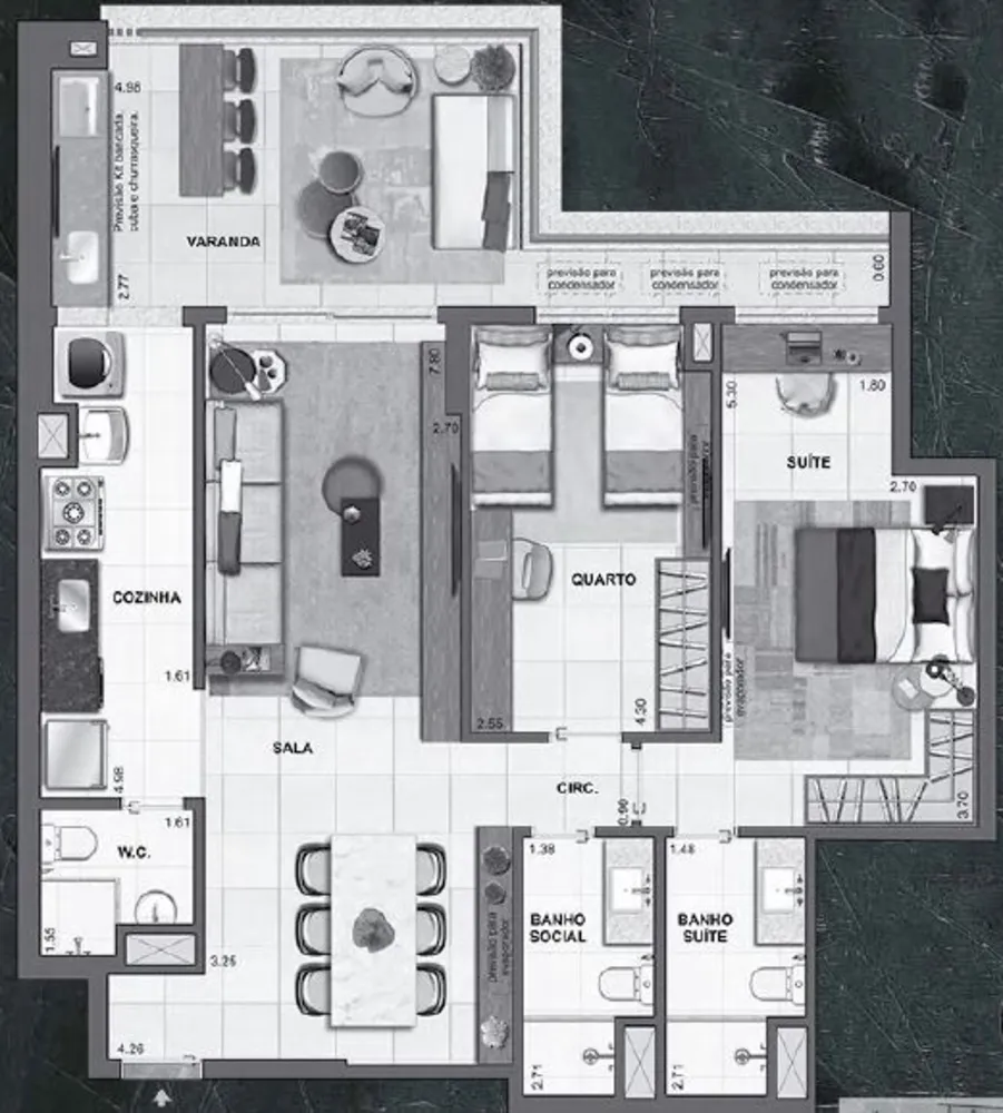 Apartamento, 3 quartos, 137 m² - Foto 10